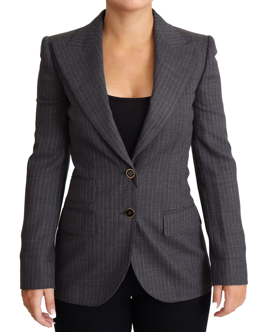Dolce & Gabbana 98% Virgin Wool blazer in gray