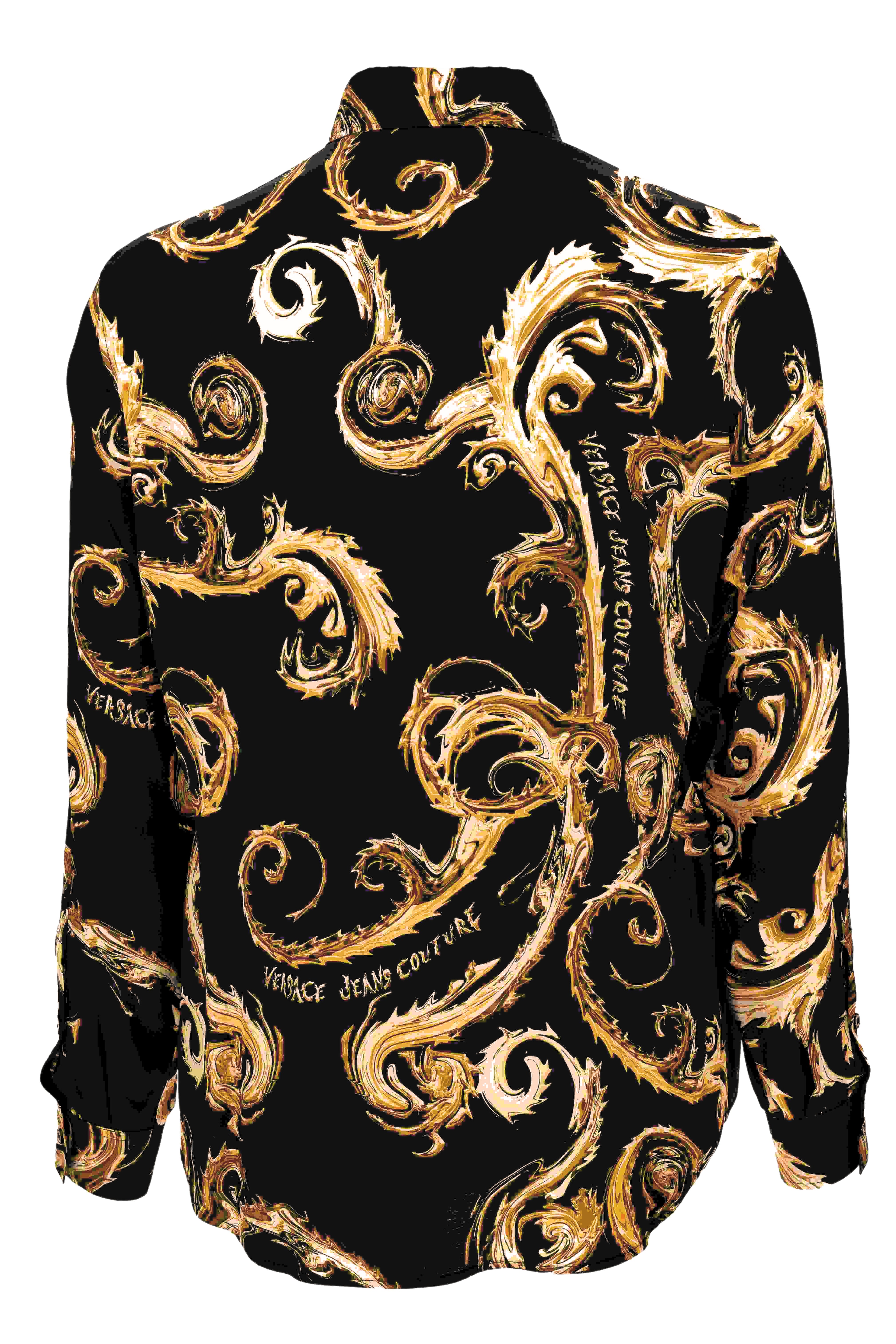 VERSACE JEANS COUTURE Shirts Black Viscosa