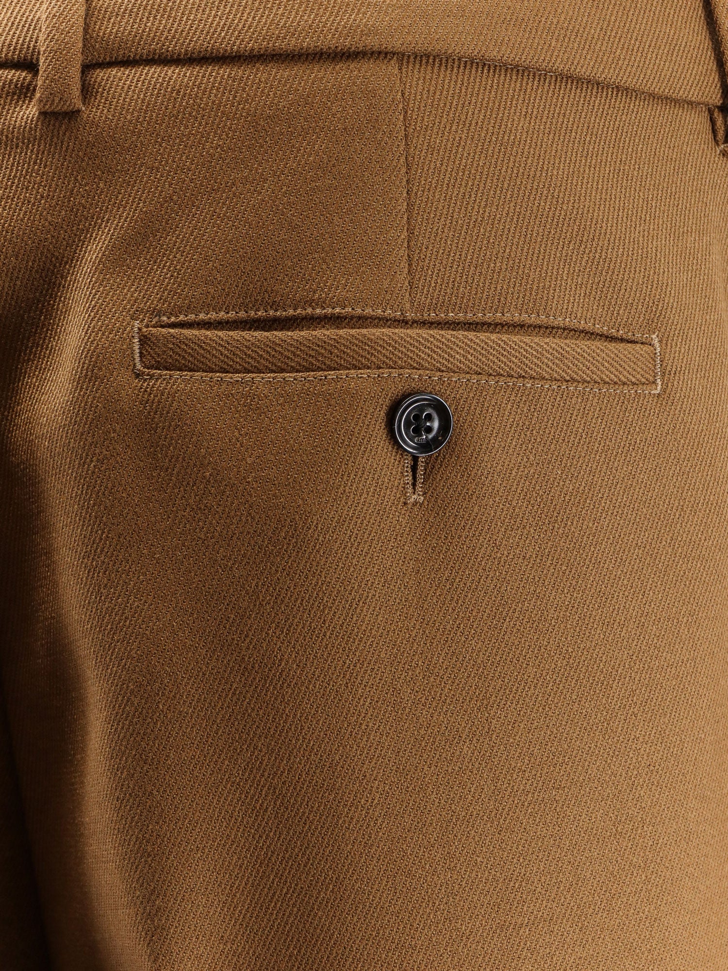 Ami Paris RTW Brown Lana Vergine