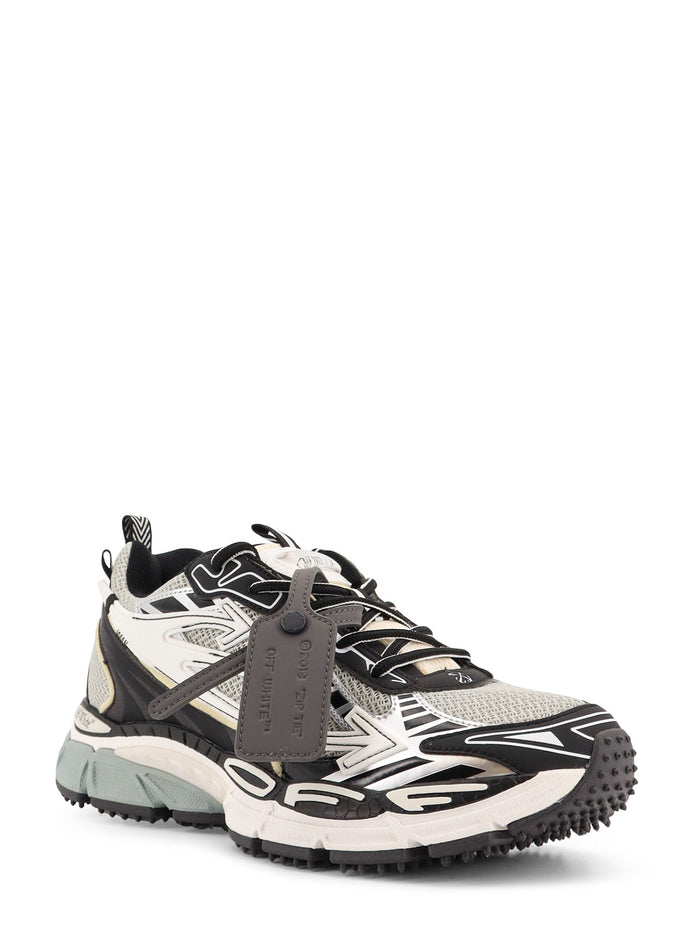 Off White Sneakers Grey - Black Mesh/pelle Sintetica