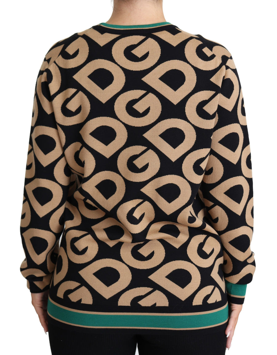Dolce & Gabbana 98% Virgin Wool sweater in multicolor