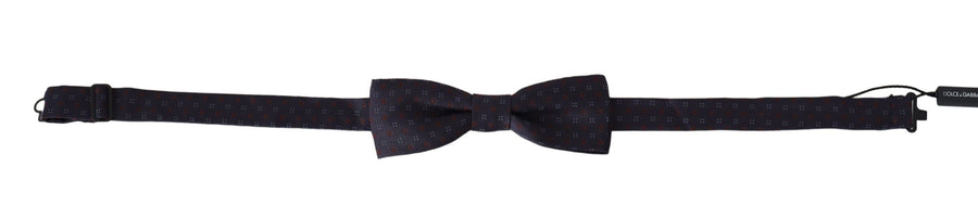 Dolce & Gabbana 100% Silk bow tie in gray