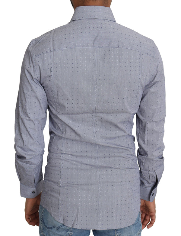 Dolce & Gabbana 73% Cotton 23% Nylon 4% Elastane shirt in gray