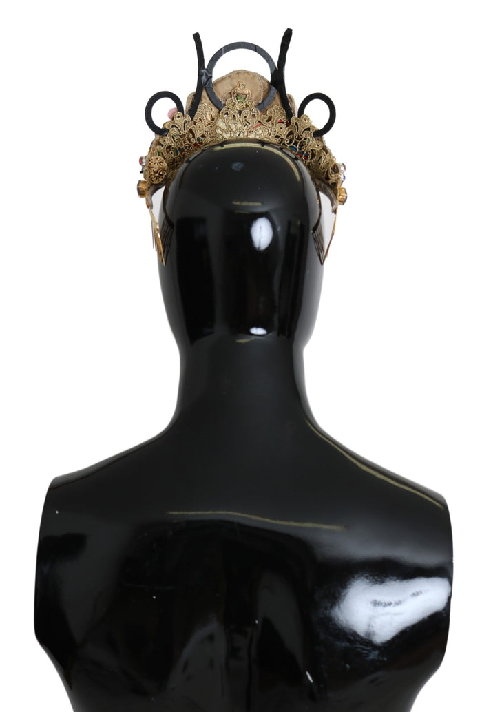 Dolce & Gabbana SMY100466 Brass tiara in gold