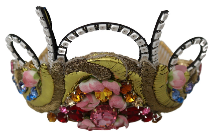 Dolce & Gabbana SMY100466 Brass tiara in gold — view 2