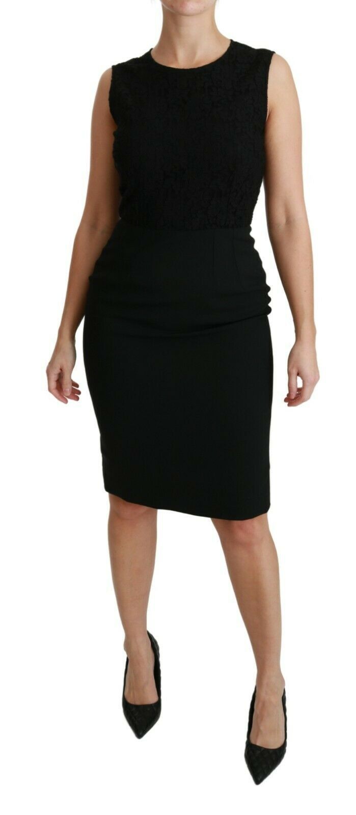 Dolce & Gabbana 37% Acrylic dress in black