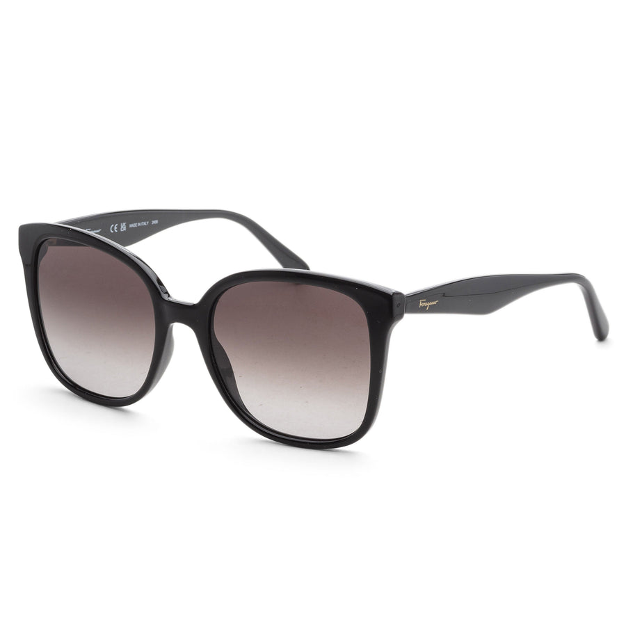 Preloved - Ferragamo Womens Fashion 56 Mm Black Sunglasses Sf1072s-001-56 One Color