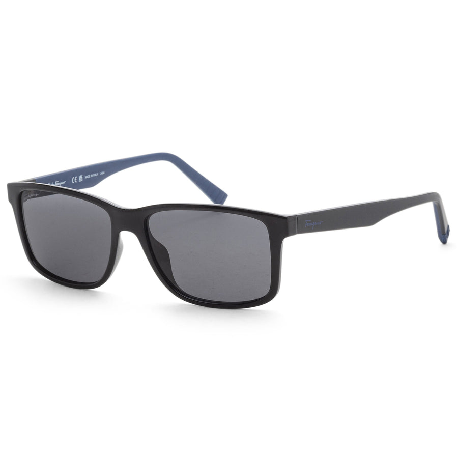 Preloved - Ferragamo Mens Fashion 57 Mm Black And Blue Sunglasses Sf938s-962-57 One Color