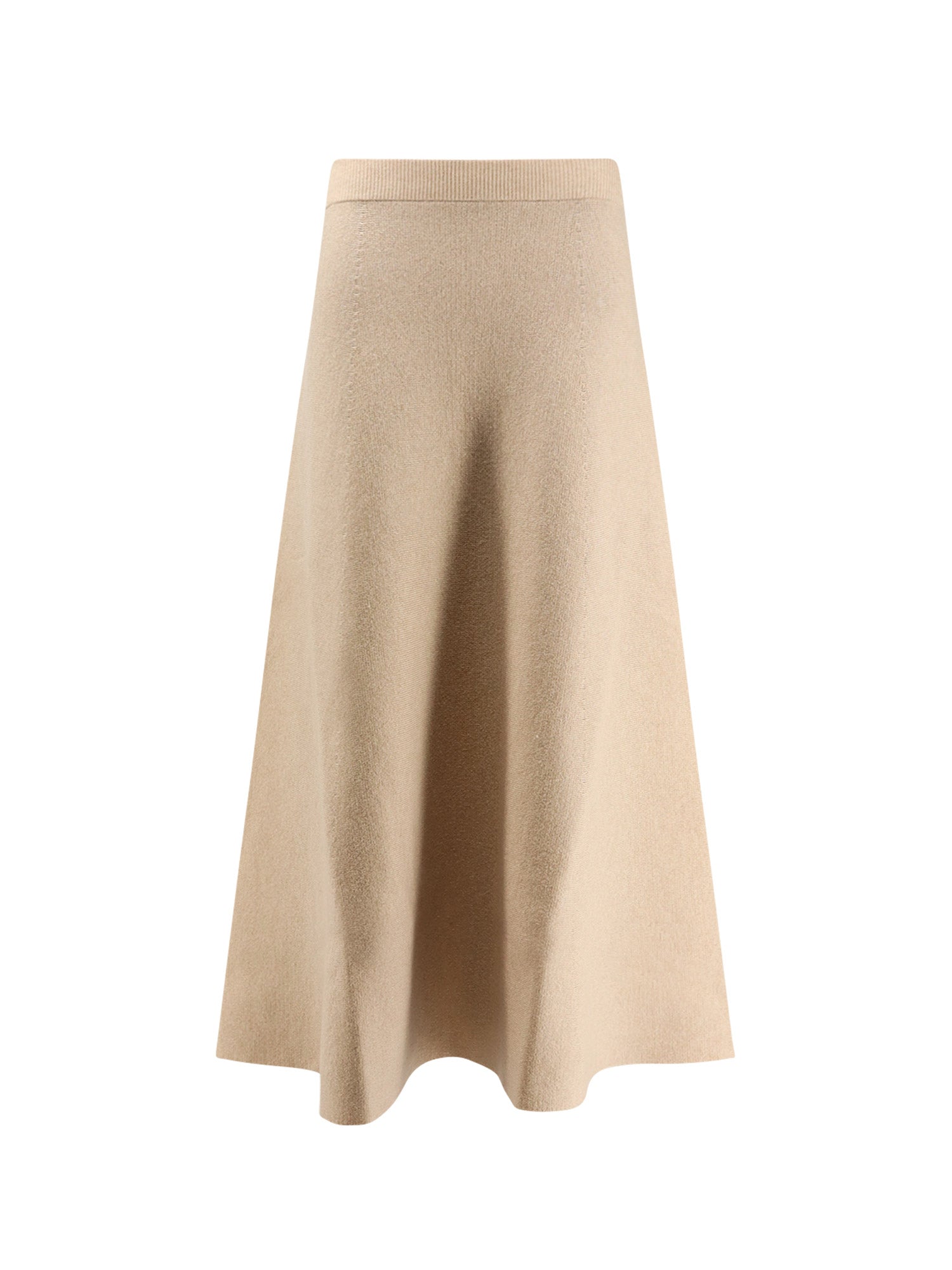 Max Mara Skirts Beige Lana Cashmere