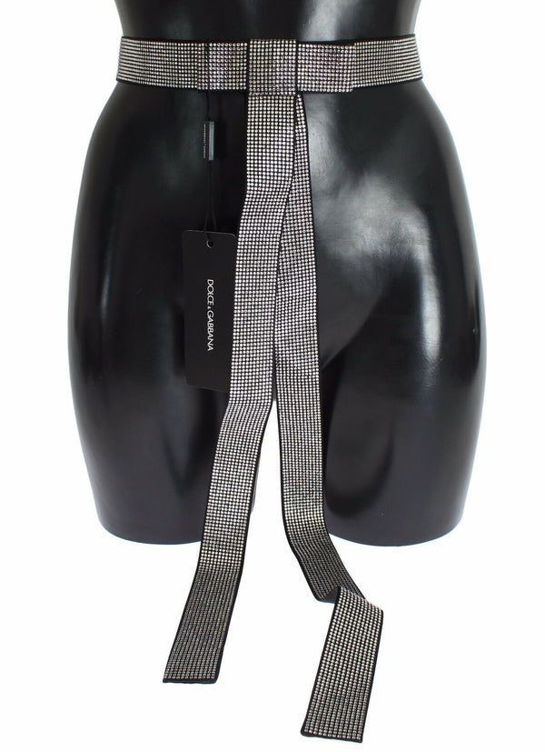 Dolce & Gabbana 16% Silk belt in black