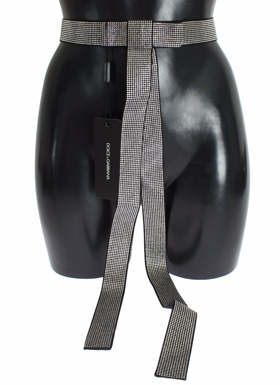 Dolce & Gabbana 16% Silk belt in black