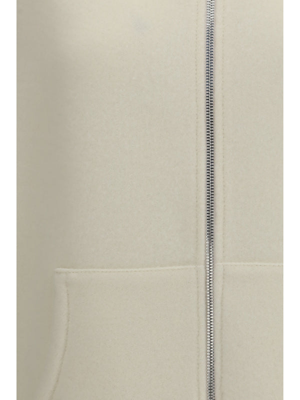 Vest Virgin Wool White Fleece (ovis Aries) Blazers