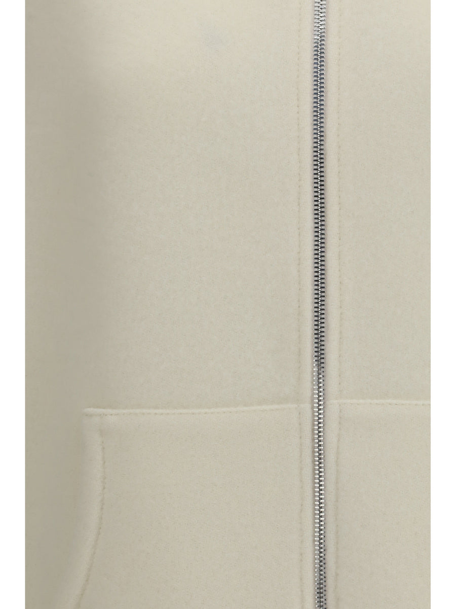 Vest Virgin Wool White Fleece (ovis Aries) Blazers