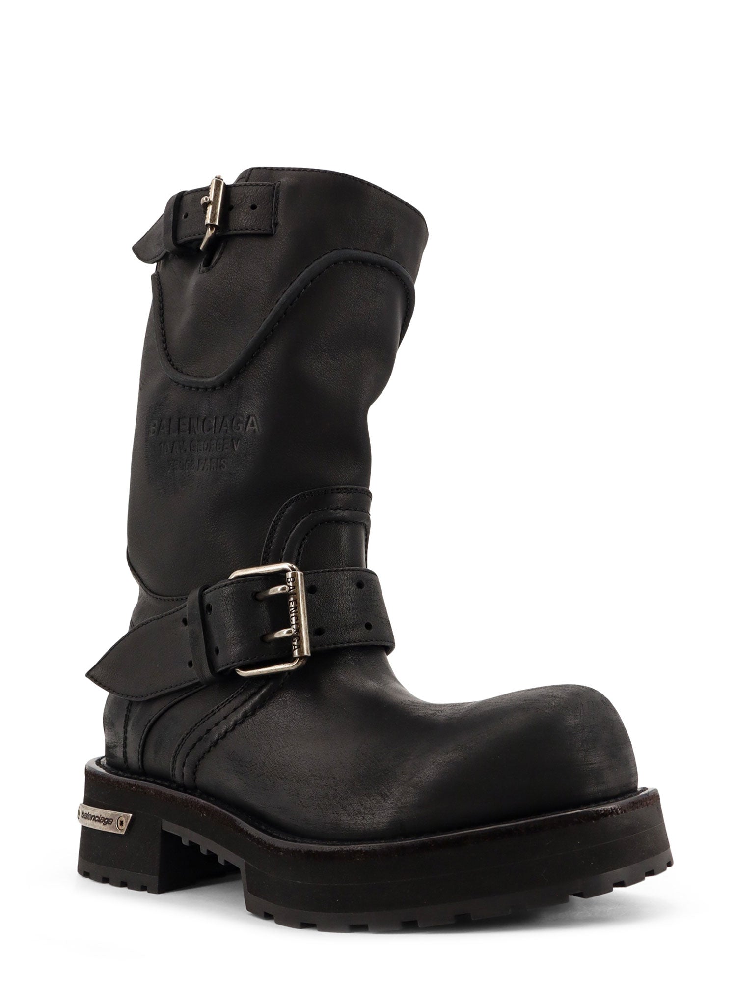 Balenciaga Boots Black Pelle