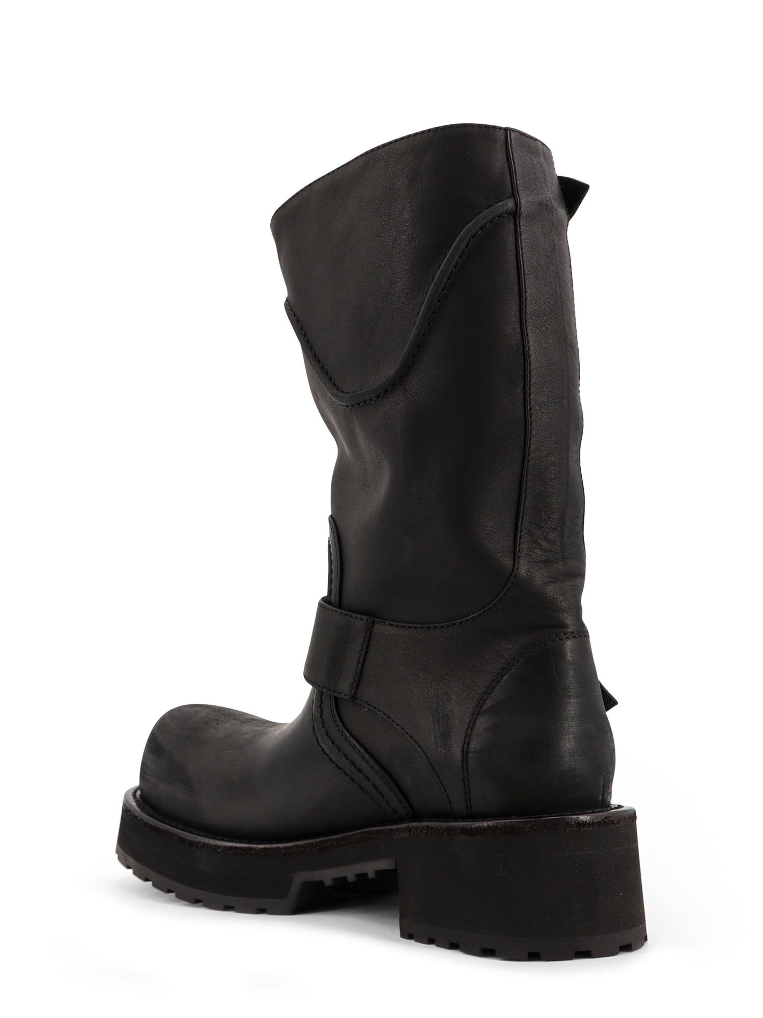 Balenciaga Boots Black Pelle