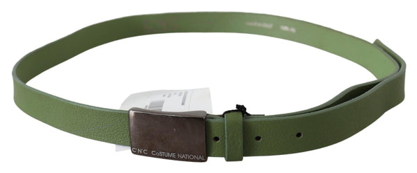Costume National 100% Leather belt in green