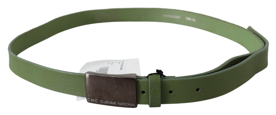 Costume National 100% Leather belt in green