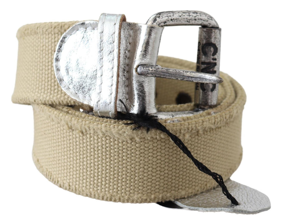 Costume National 100% Cotton belt in beige