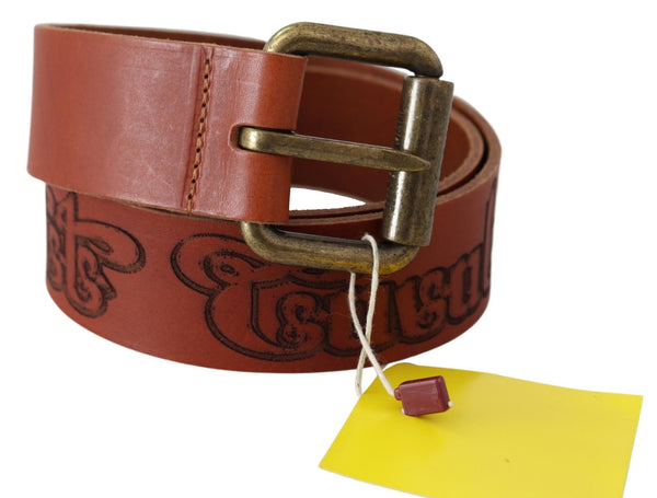 Just Cavalli 100% Leather belt in brown