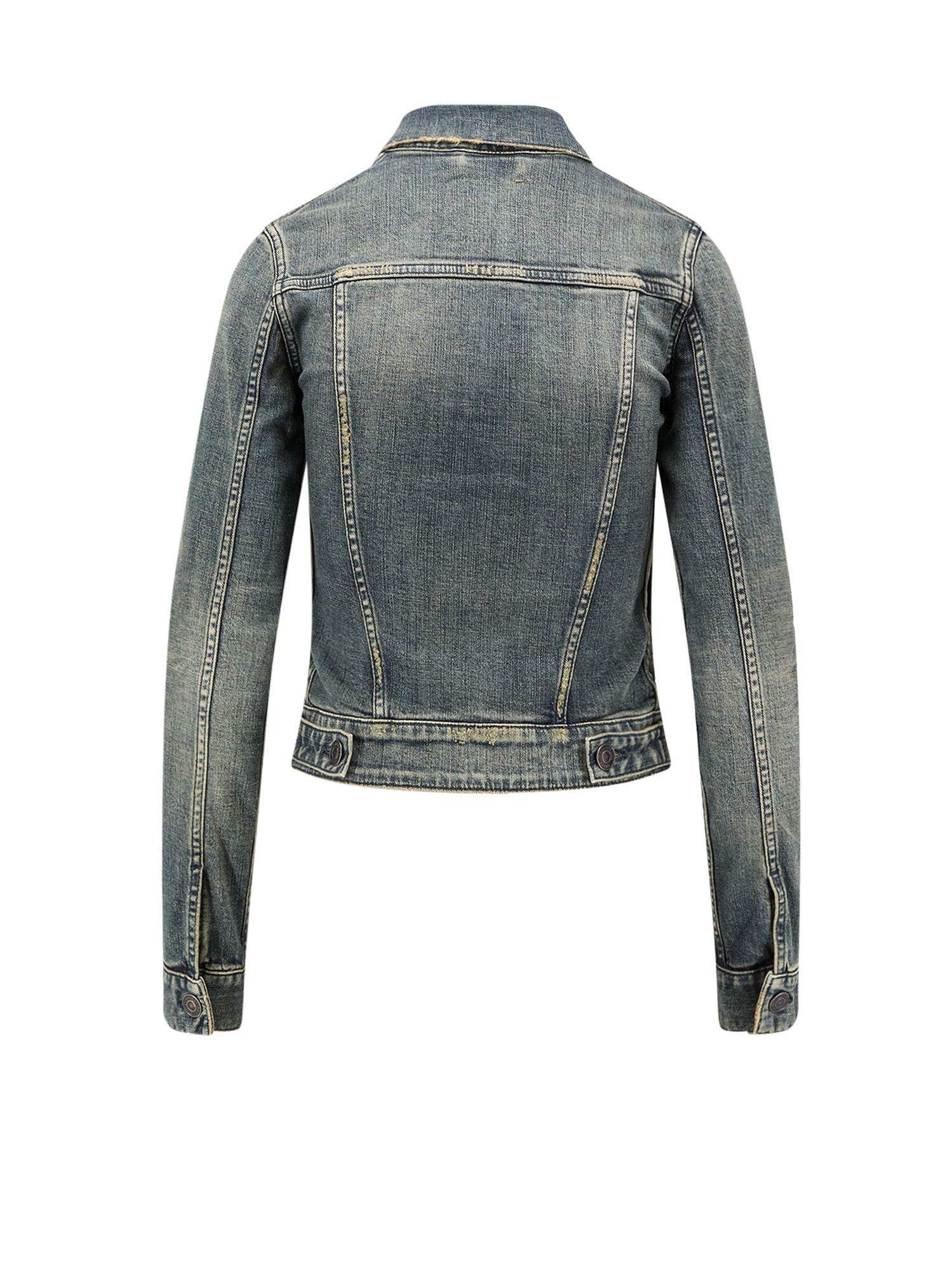 Balenciaga Jackets Blu Verde Petrolio Cotone Elastan