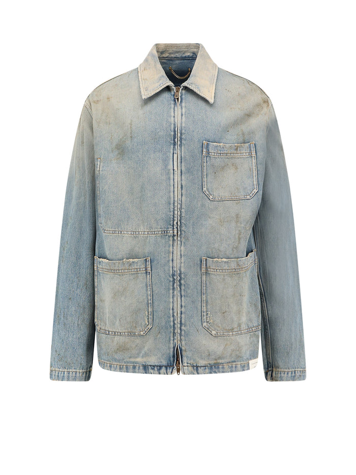 Golden Goose Jackets Blue Cotone