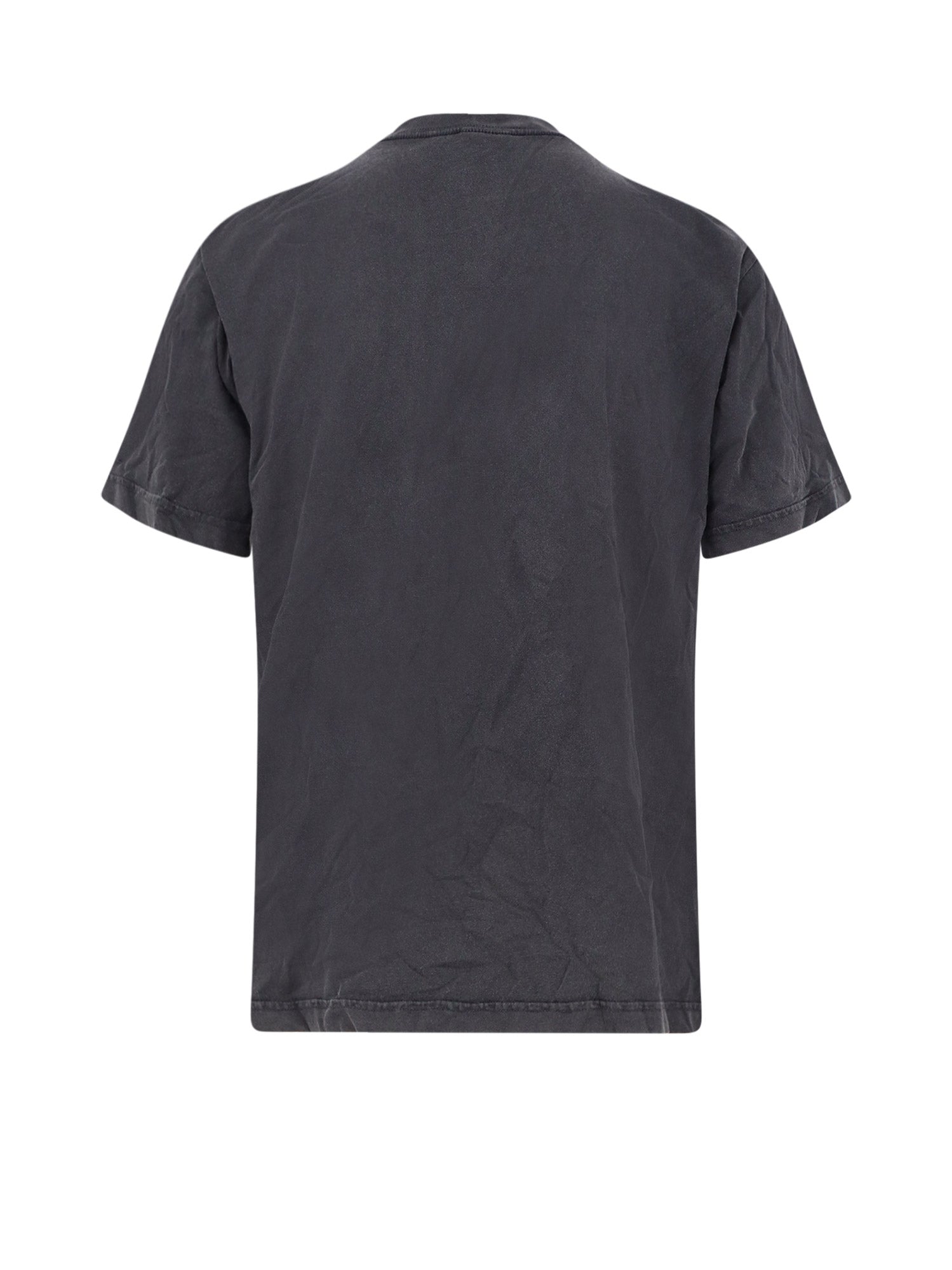 Balenciaga T-shirts and Polos Faded Washed Black Cotone