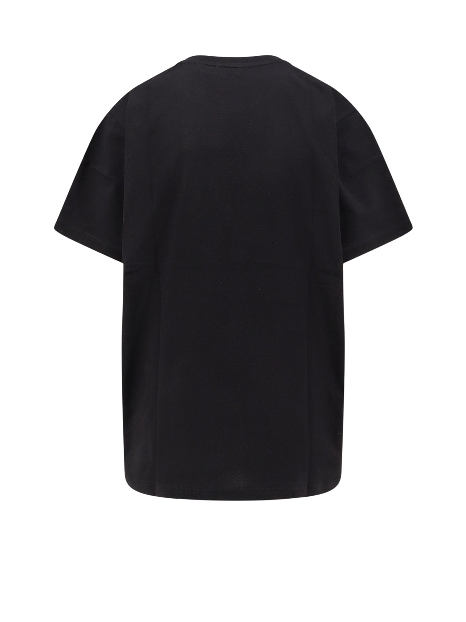 Burberry T-Shirts And Polos Black Cotone Organico