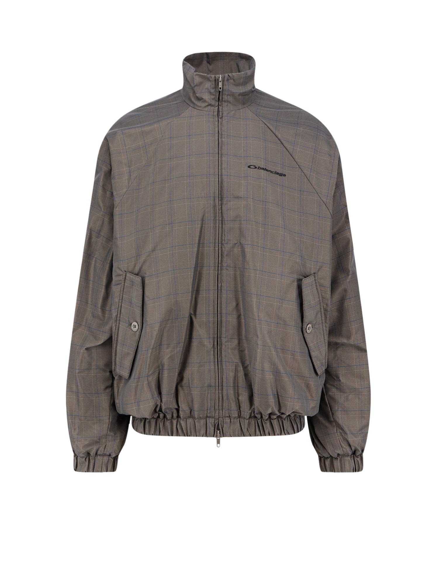 Balenciaga Jackets Grey Blue T Polyamide