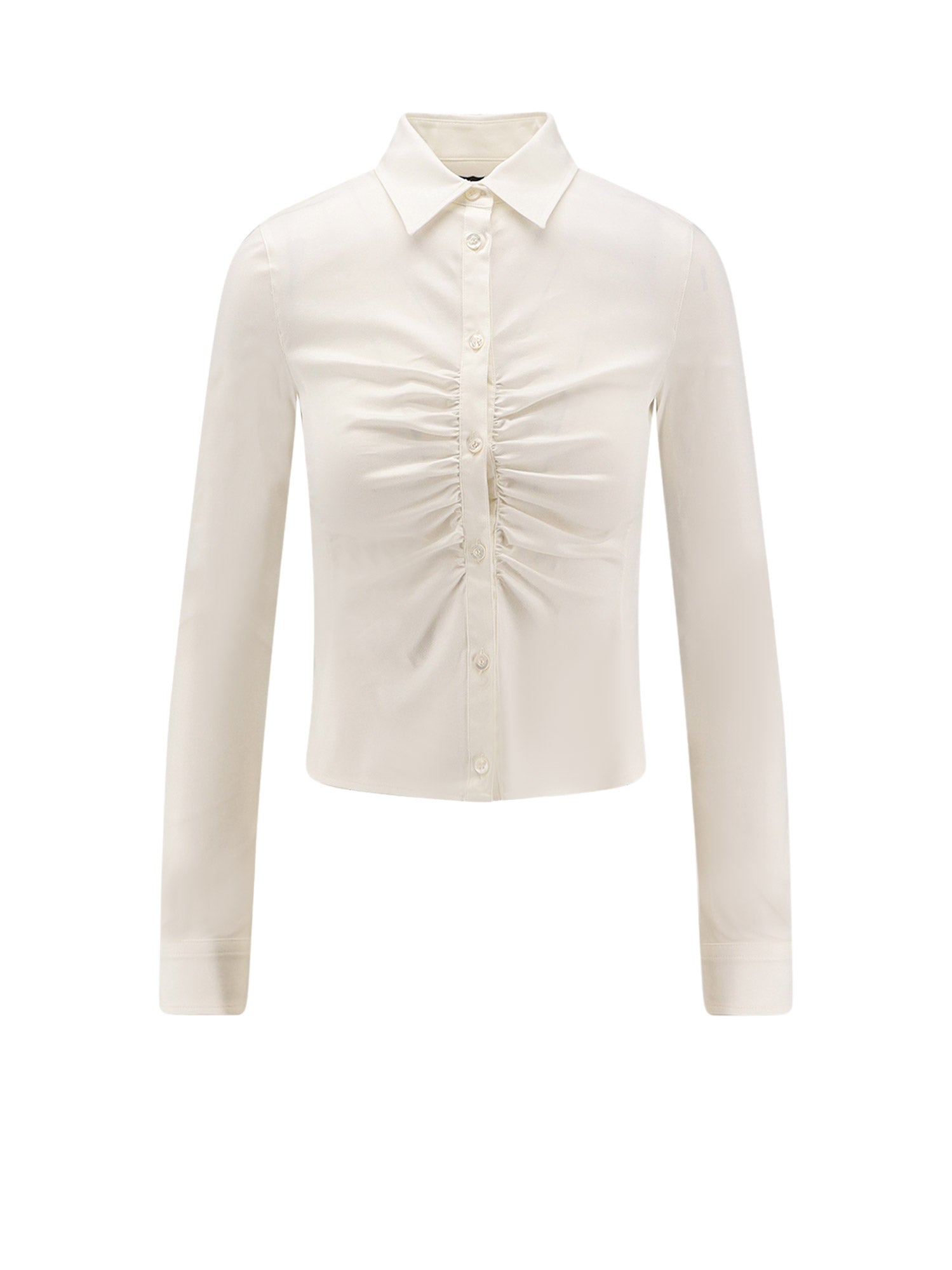 Balenciaga Shirts White Cotone Poliammide Elastan