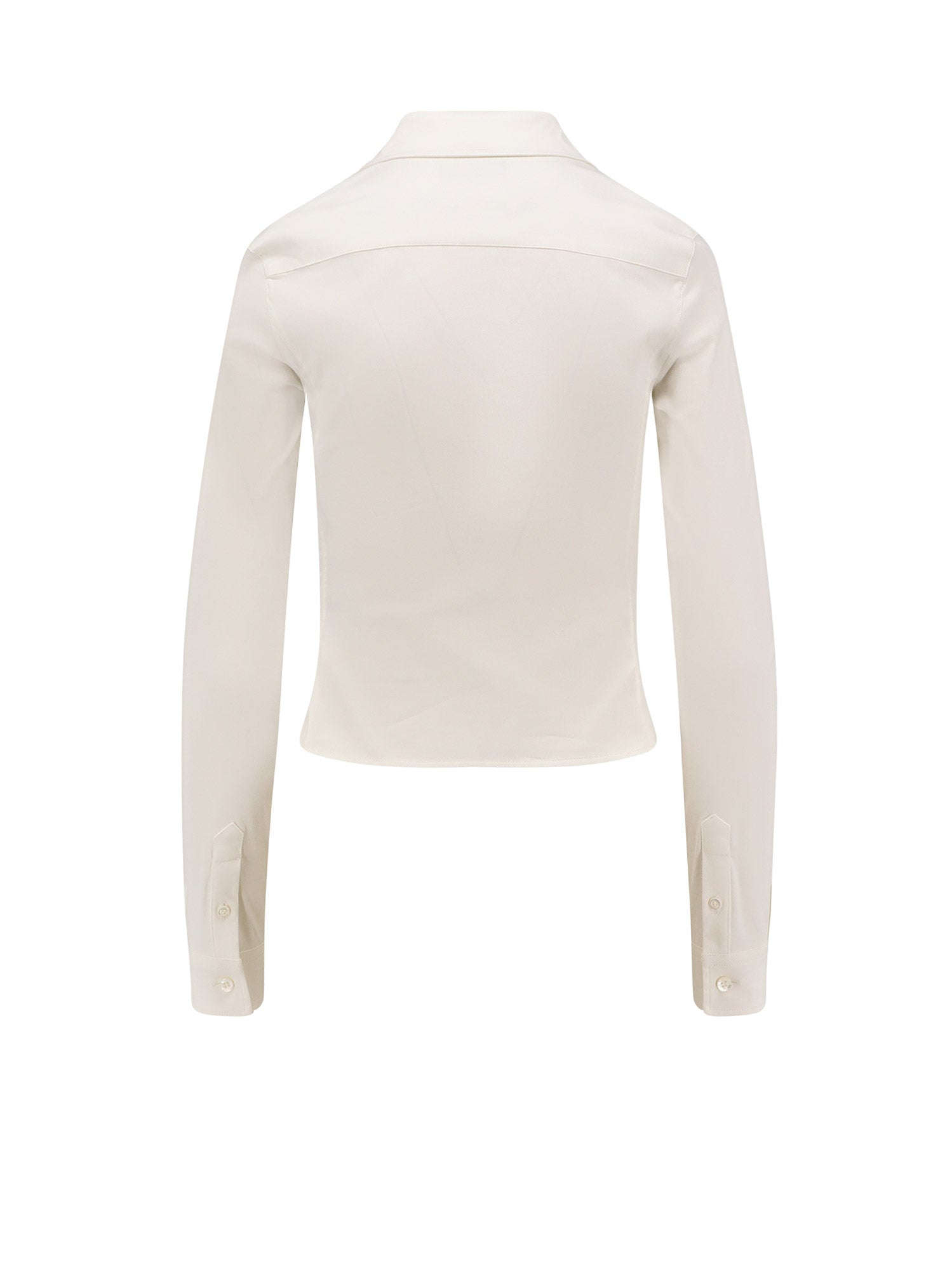 Balenciaga Shirts White Cotone Poliammide Elastan