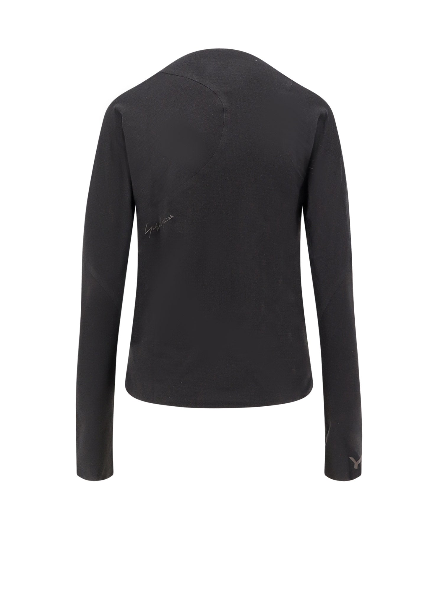 Y-3 T-Shirts And Polos Black Lyocell Poliestere Elastane