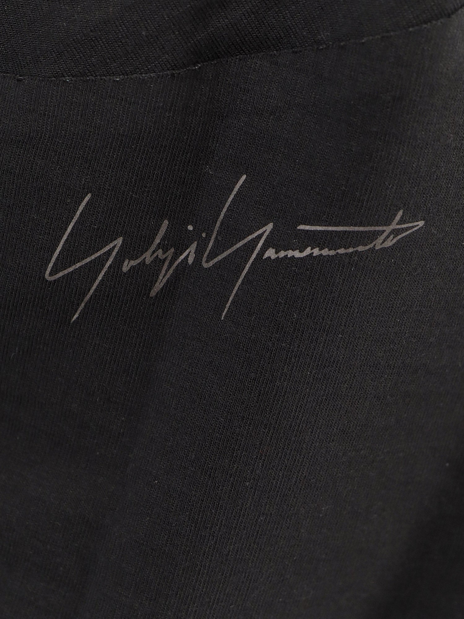 Y-3 T-Shirts And Polos Black Lyocell Poliestere Elastane
