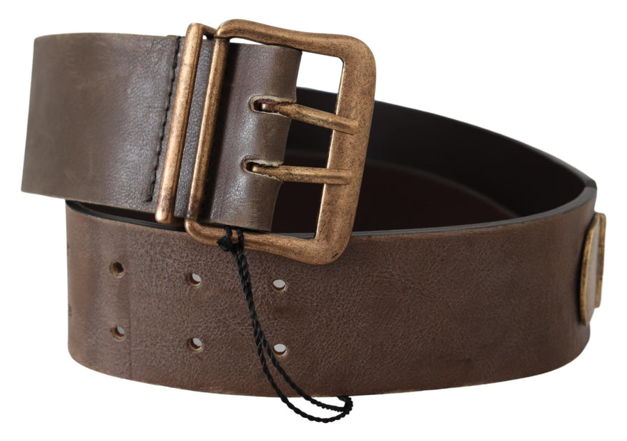 Ermanno Scervino Leather belt in brown