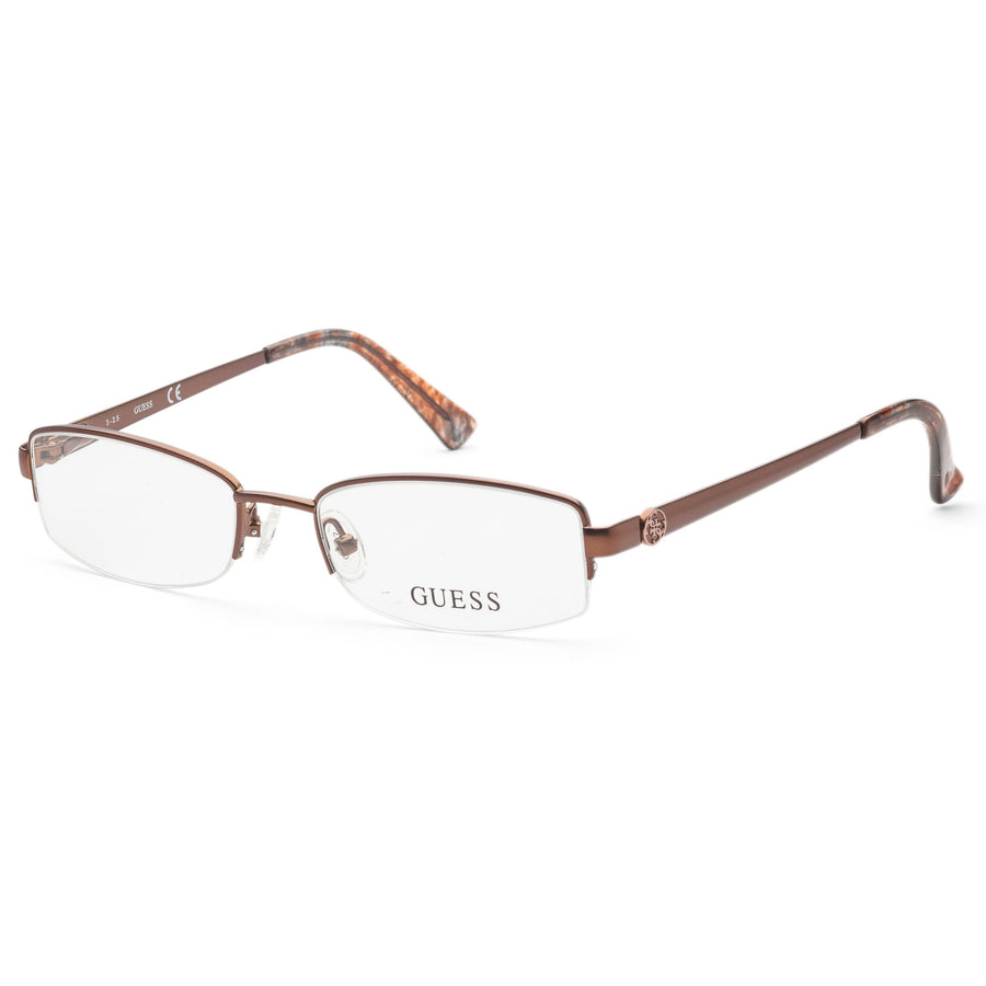 Preloved - Guess Womens 50 Mm Brown Eyeglasses Gu2525-049-50 One Color
