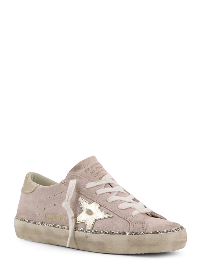 Golden Goose Sneakers Pink Platinum Suede