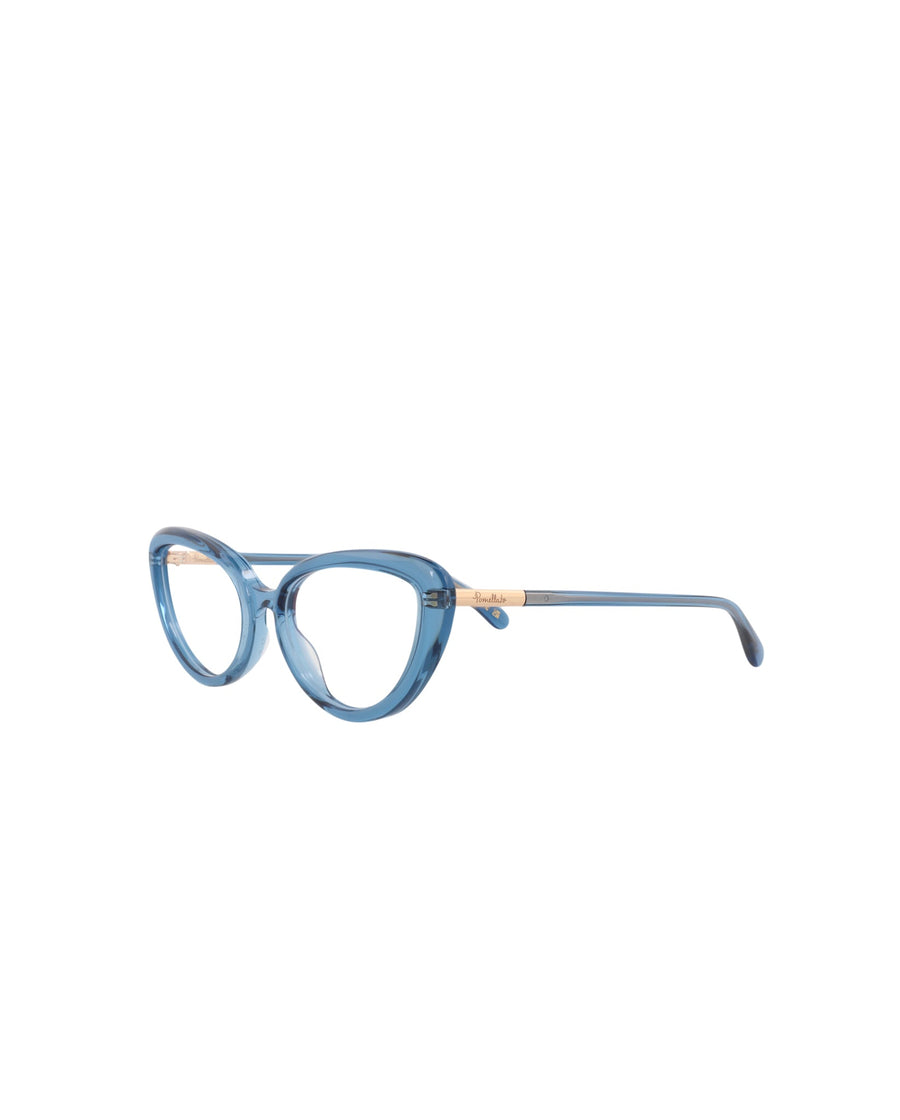 Preloved - Pomellato Womens 53 Mm Light Blue Eyeglasses Pm0112o-30012019-004 One Color