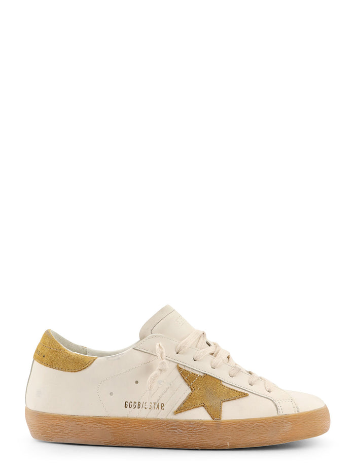 Golden Goose Sneakers White Ocra Lining: Polyester