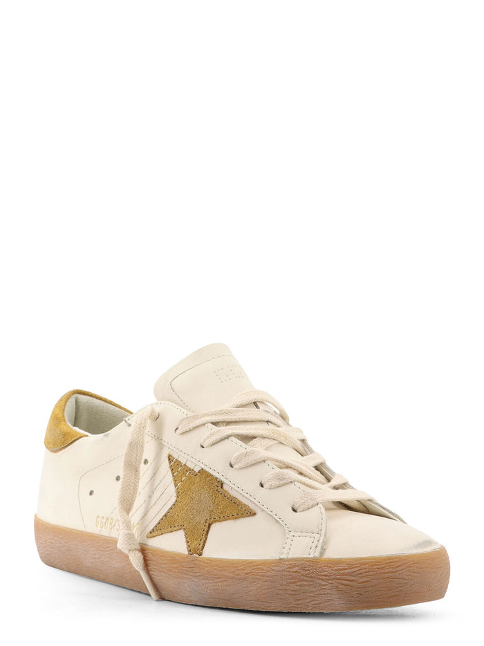 Golden Goose Sneakers White Ocra Lining: Polyester