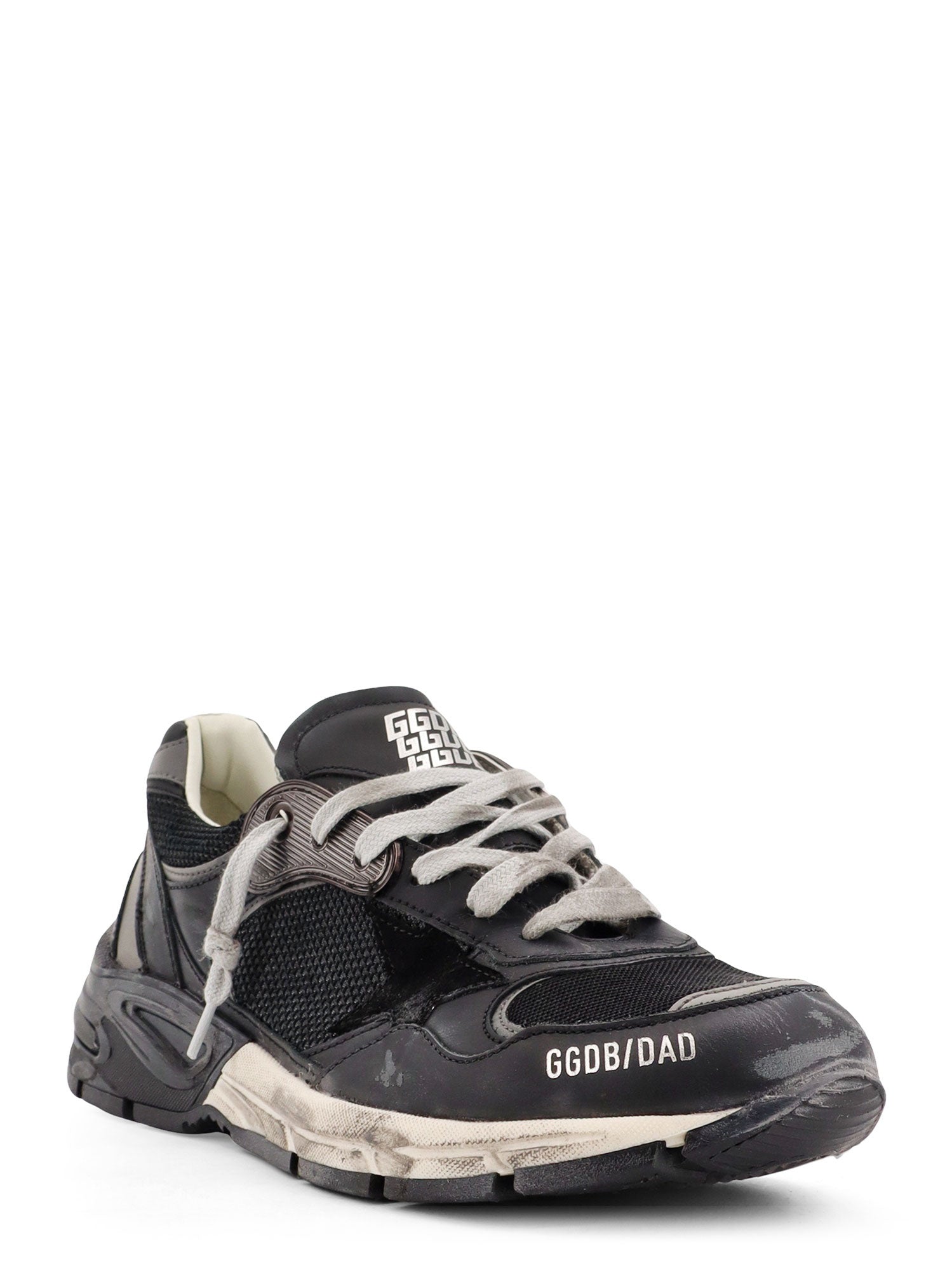 Golden Goose Sneakers Back Dark Grey Mesh/pelle