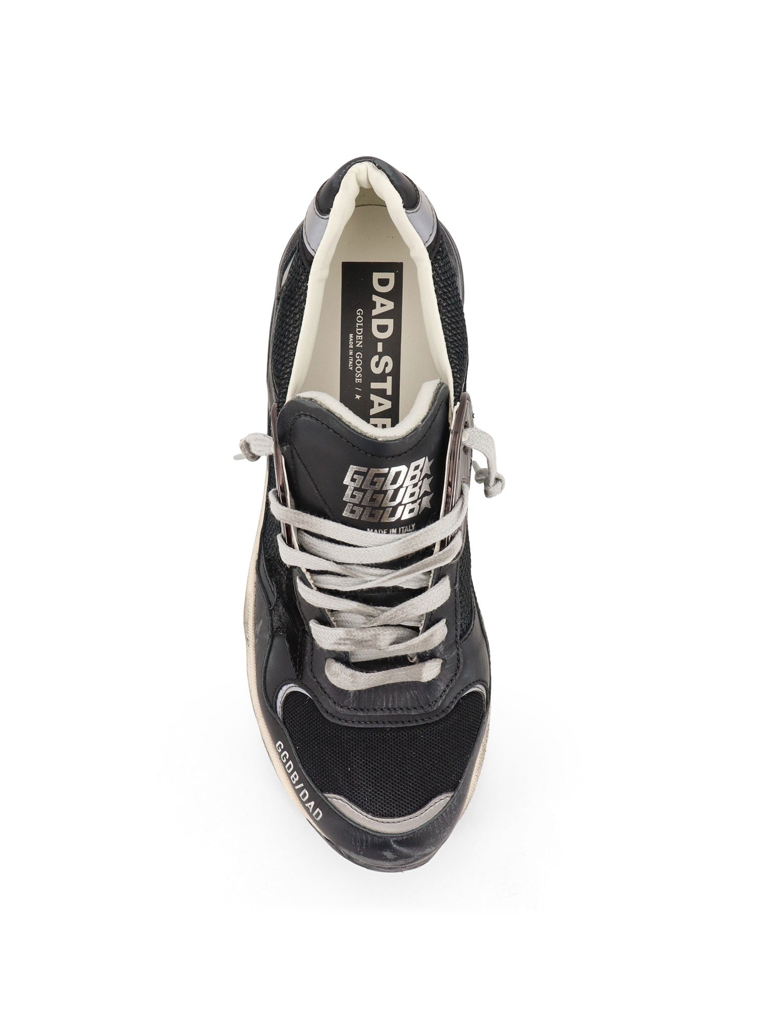 Golden Goose Sneakers Back Dark Grey Mesh/pelle