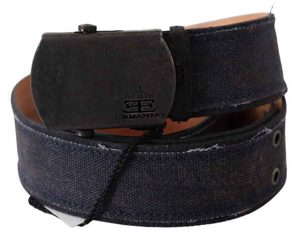 Ermanno Scervino Leather belt in blue