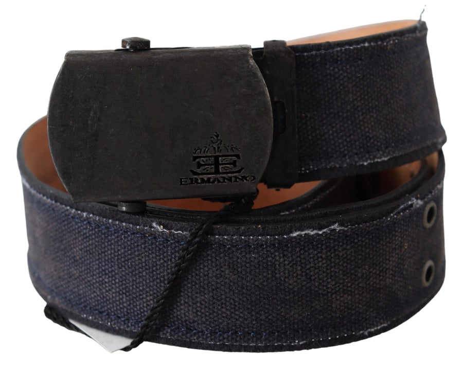 Ermanno Scervino Leather belt in blue