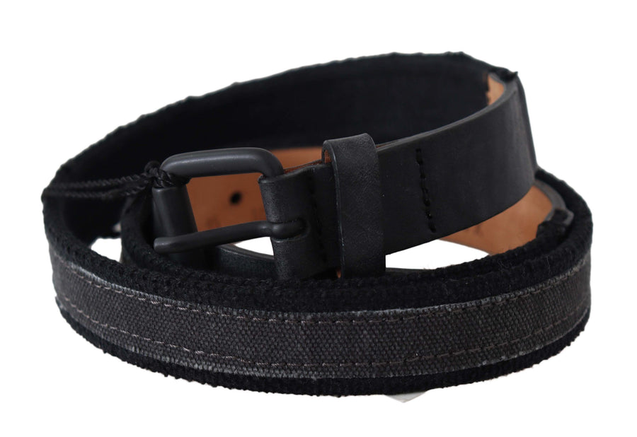 Ermanno Scervino Leather belt in black