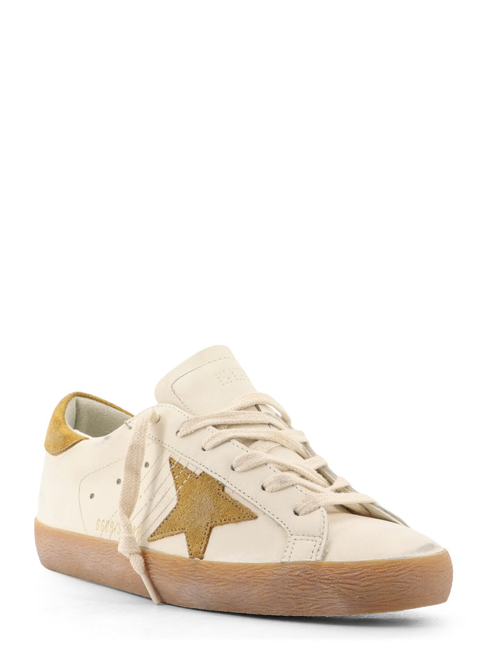 Golden Goose Sneakers White Ocra Pelle