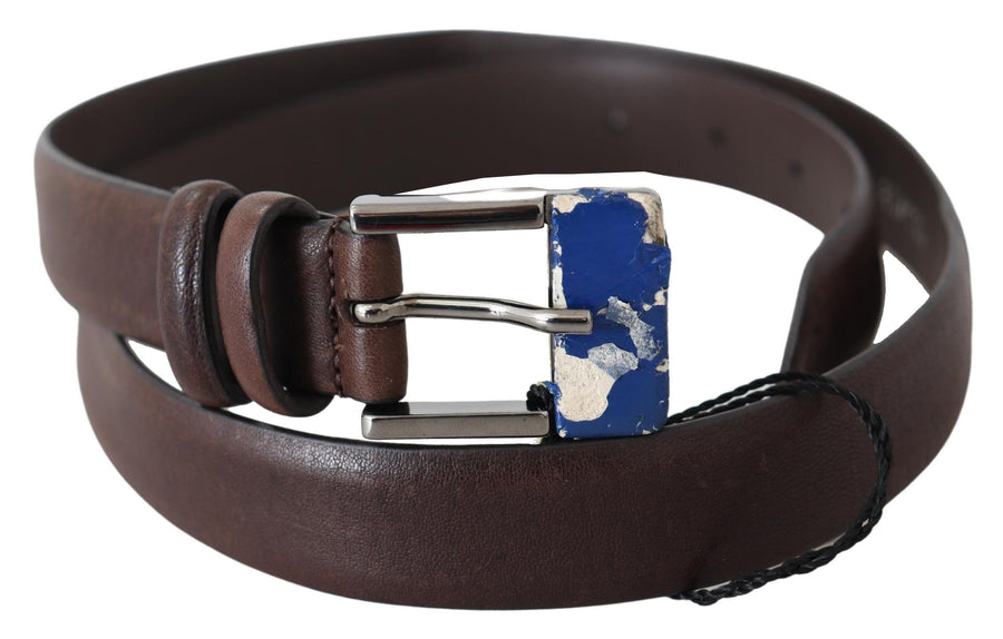 Costume National Leather belt in brown