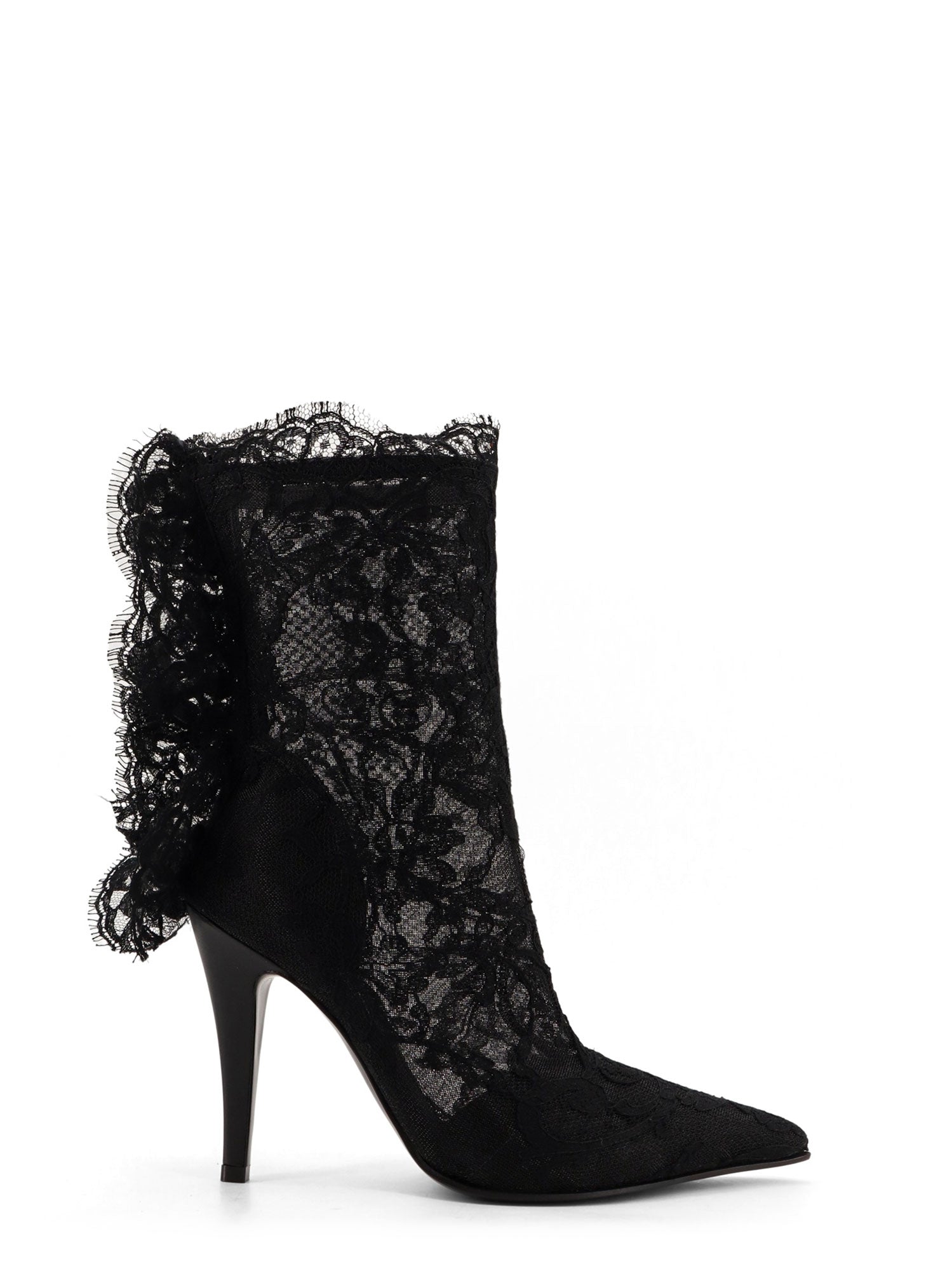 Alexander Mcqueen Boots Black Cotone/poliammide