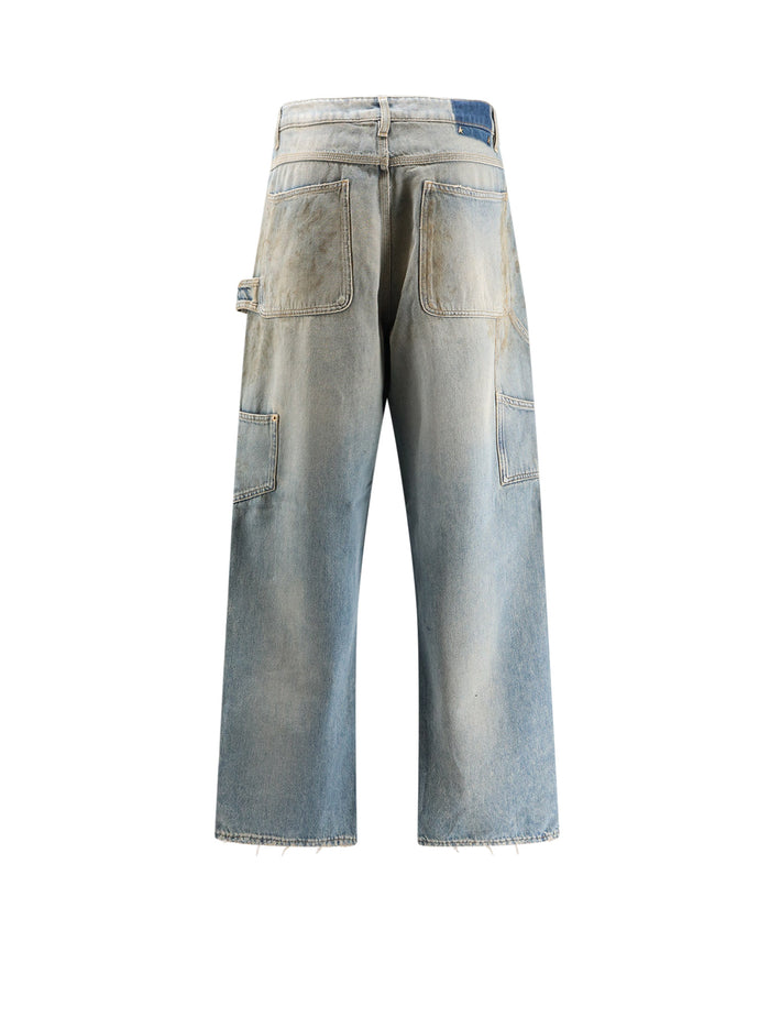 Golden Goose Jeans Blue Cotone