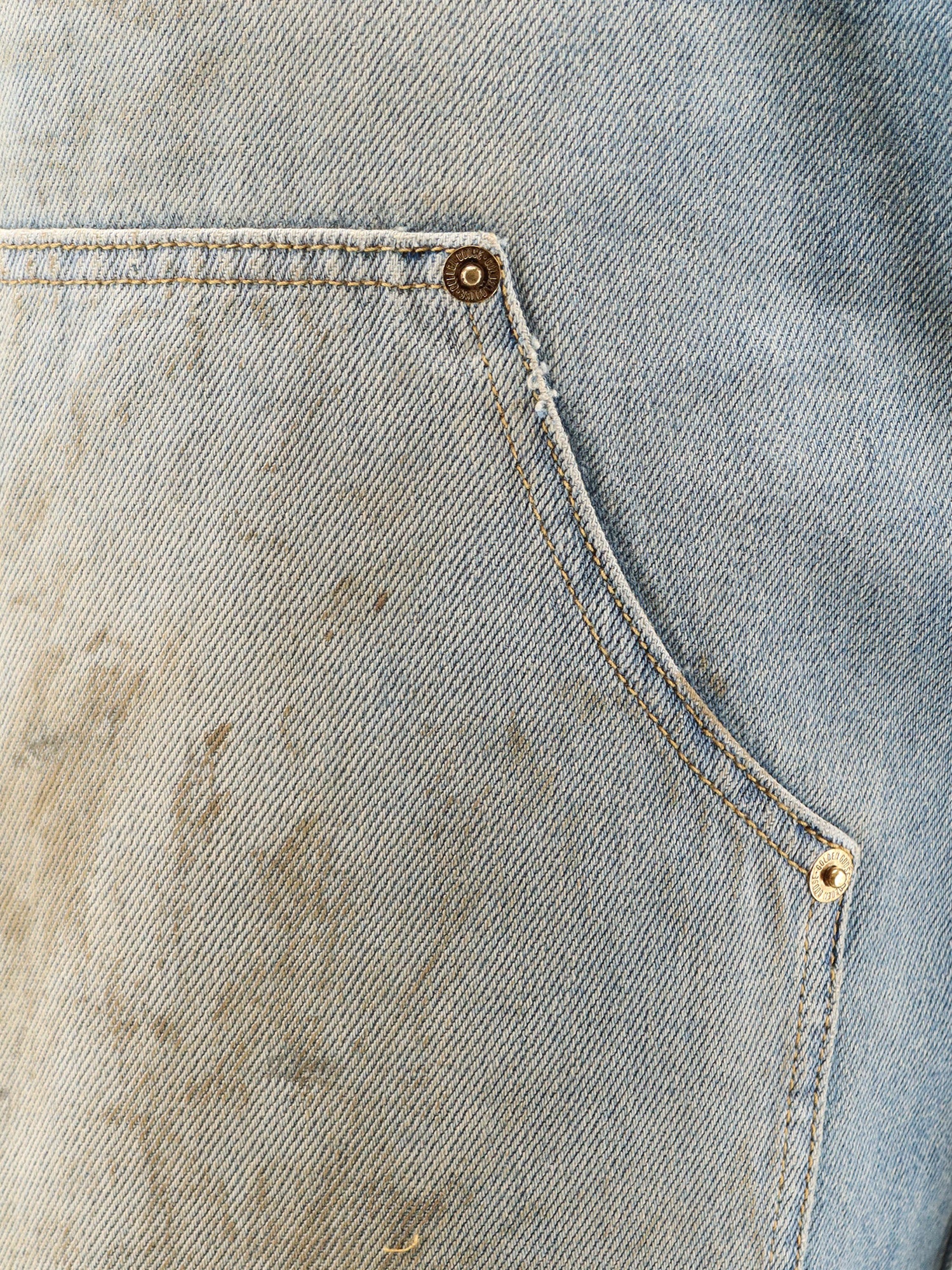 Golden Goose Jeans Blue Cotone