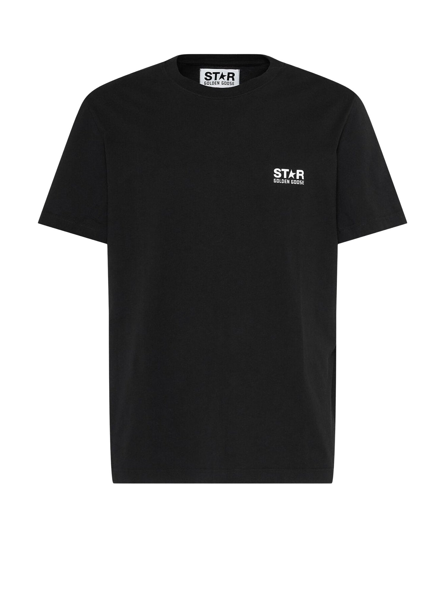 Golden Goose T-Shirts And Polos Black Cotone