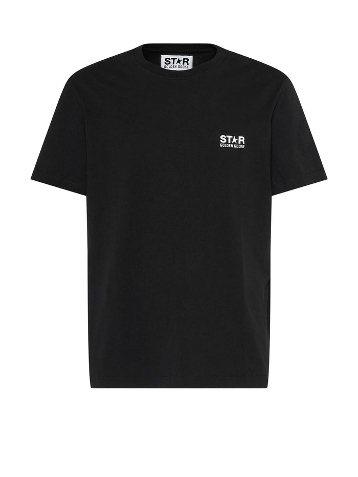 Golden Goose T-Shirts And Polos Black Cotone